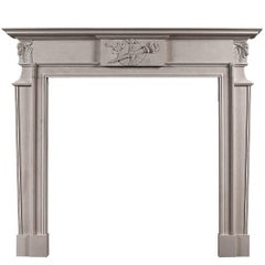 Late Georgian Fireplace Mantel in Portland Stone