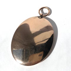 Late Georgian Gold and Painted Ivory Portrait Pendant