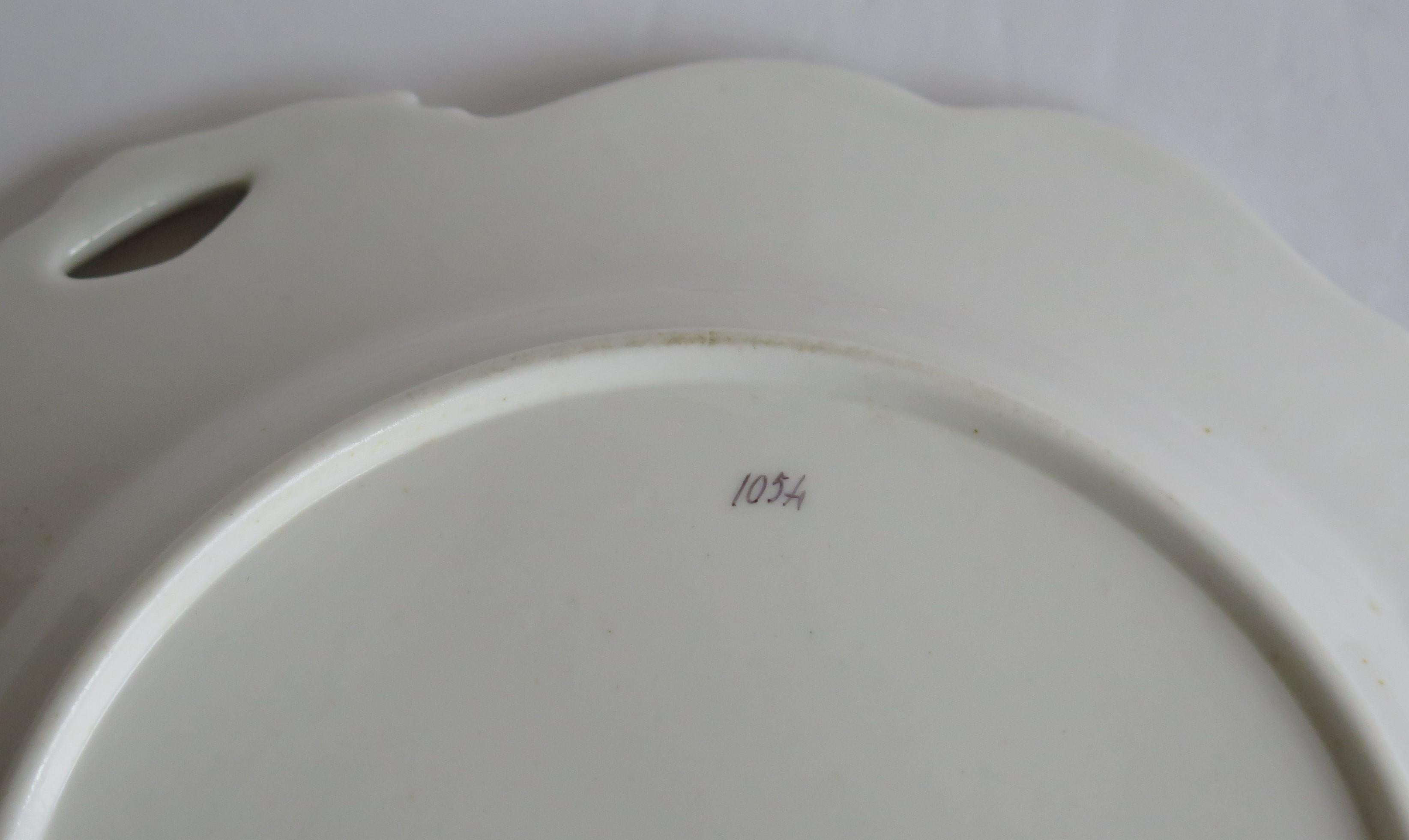 Georgian John Ridgway PAIR Porcelain Plates Hand Painted Pattern 1054, Ca 1825 For Sale 5