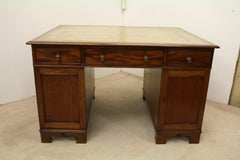 Late Georgian Mahogany Partners Desk