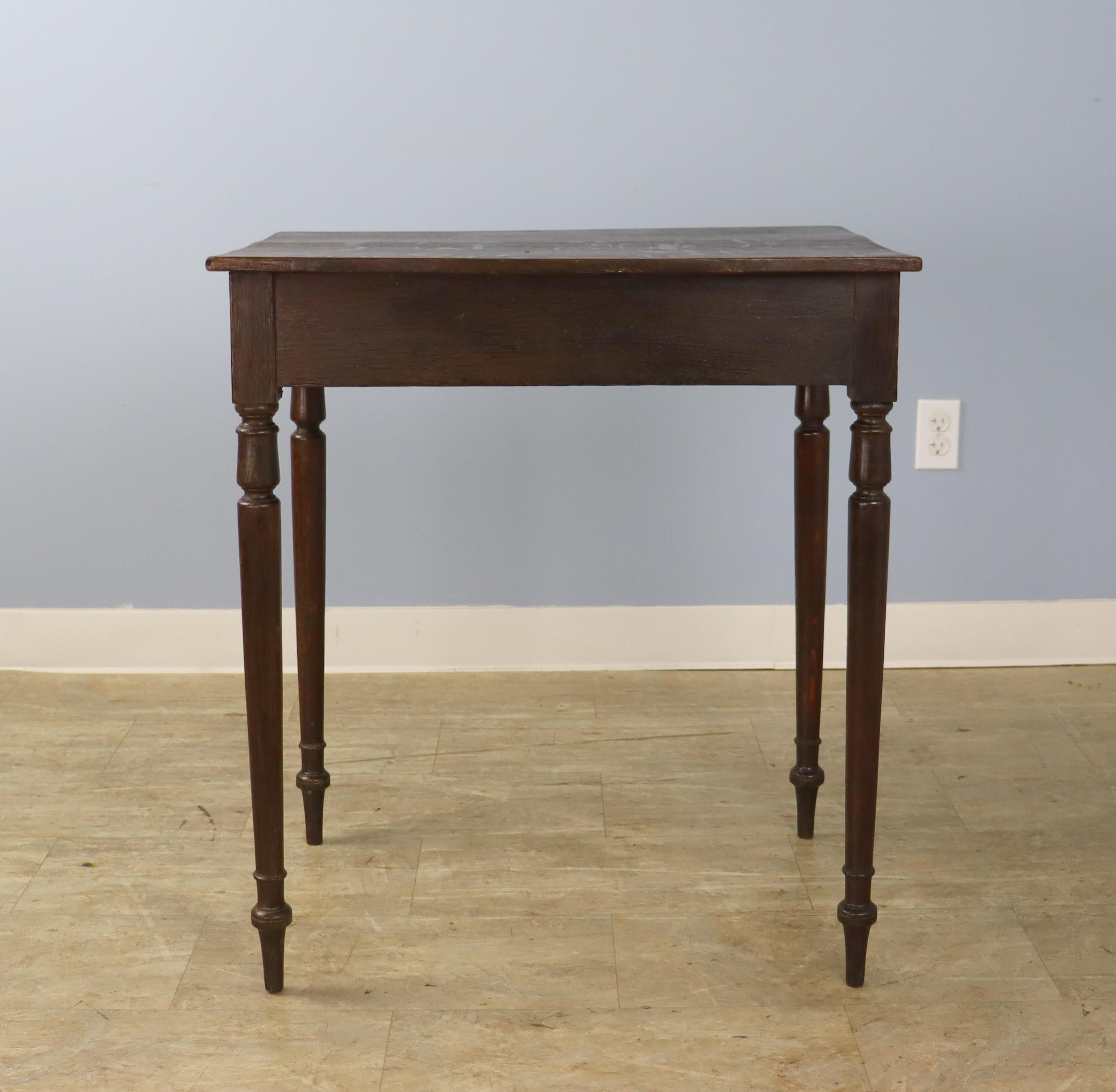 19th Century Late Georgian Oak Side Table