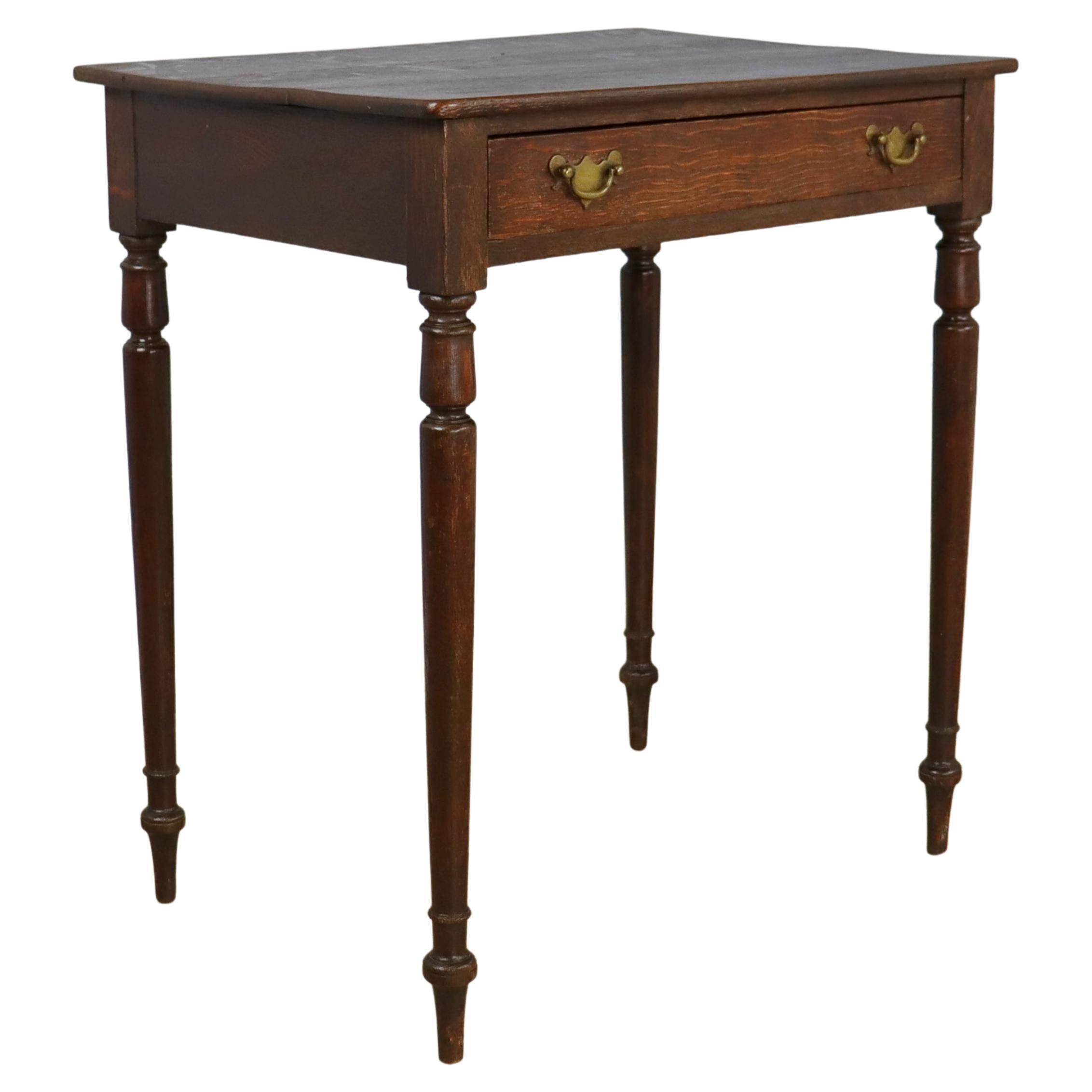 Late Georgian Oak Side Table