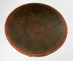 Late Georgian Reeded Leg Drum Table