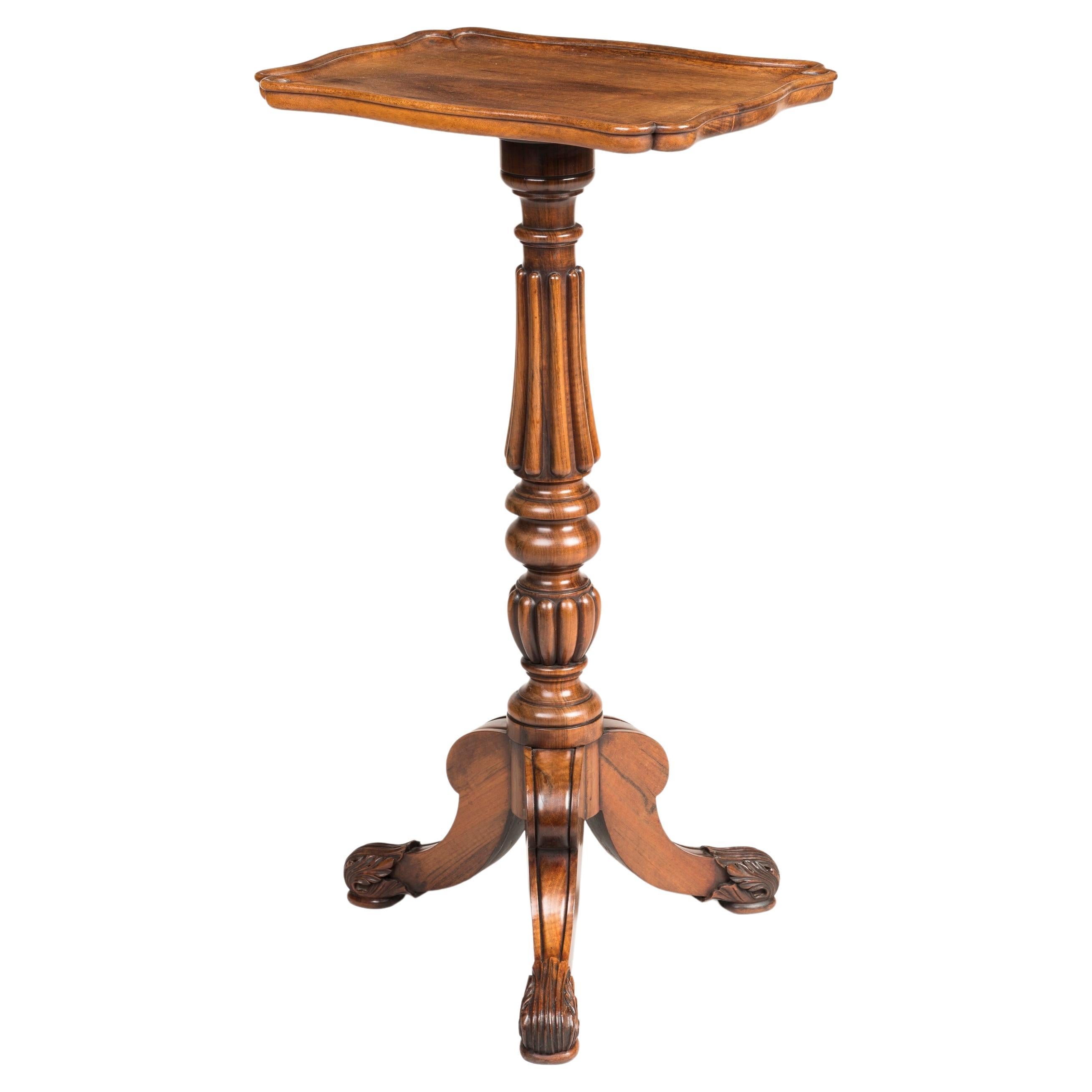 Late Georgian Rosewood Tripod Side Table Attributed to Gillows For Sale
