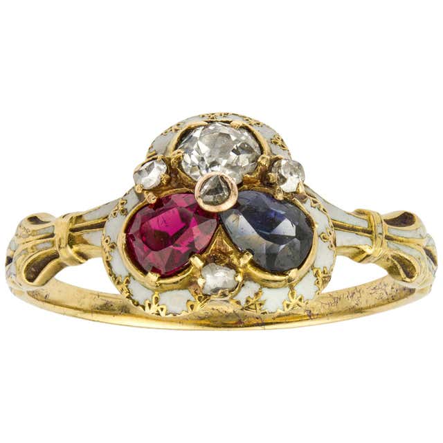 18th Century Rings - 172 For Sale at 1stDibs | 1700s engagement rings ...