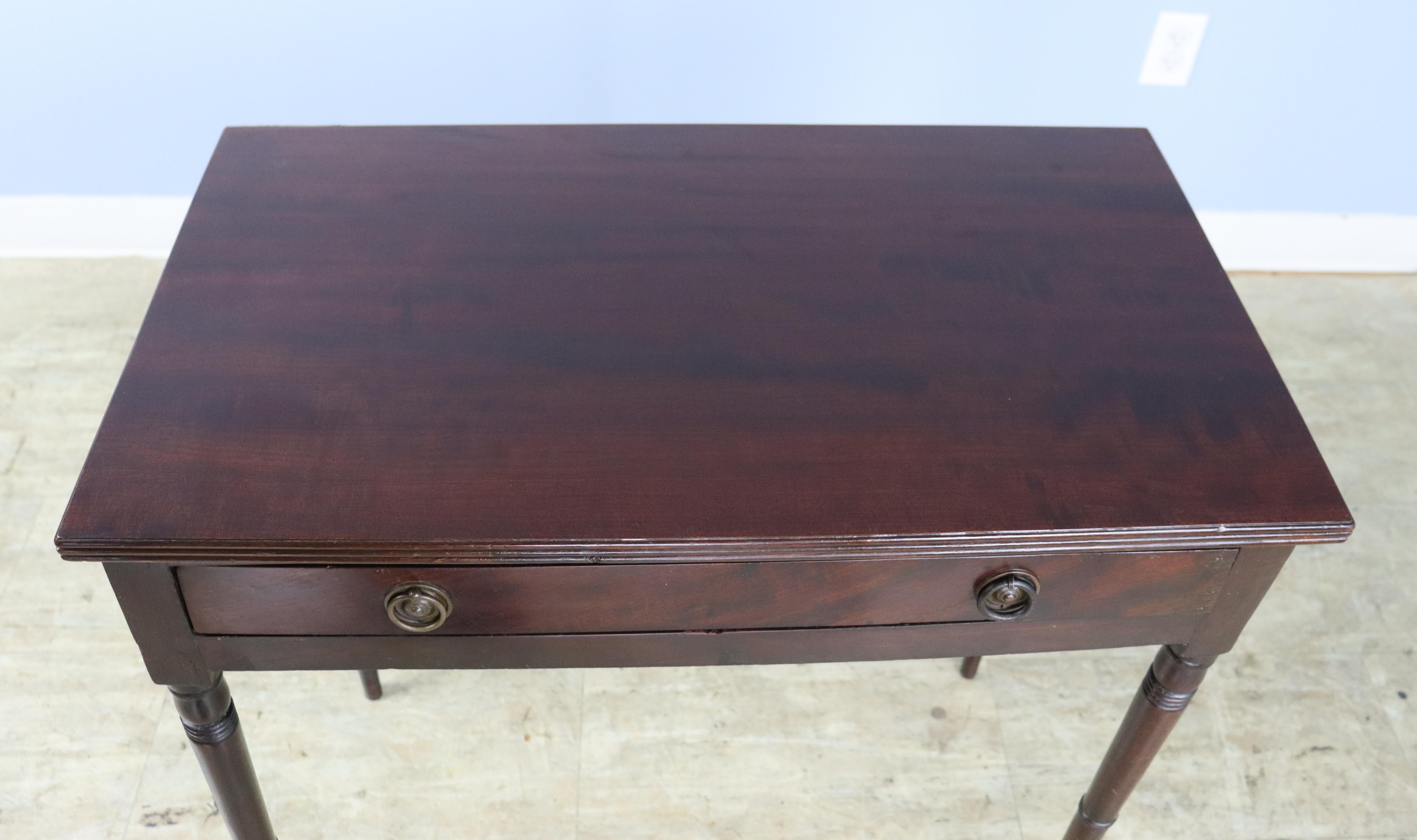 Late Georgian Spider Leg Mahogany Side Table For Sale 2