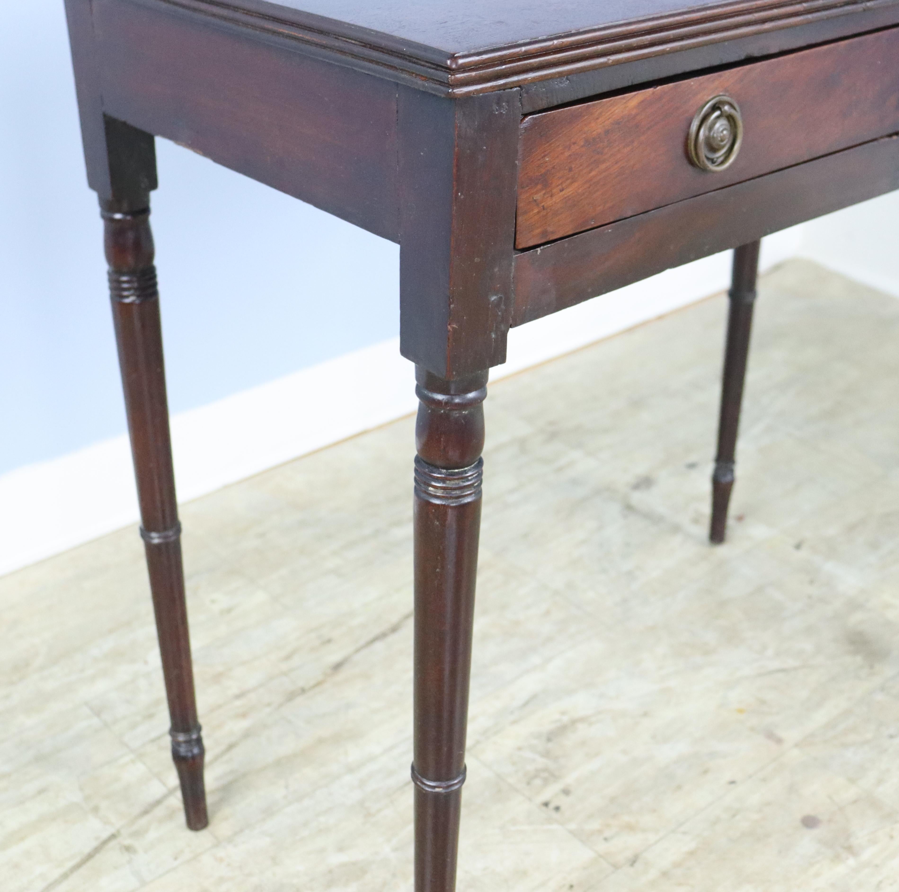 Late Georgian Spider Leg Mahogany Side Table For Sale 3