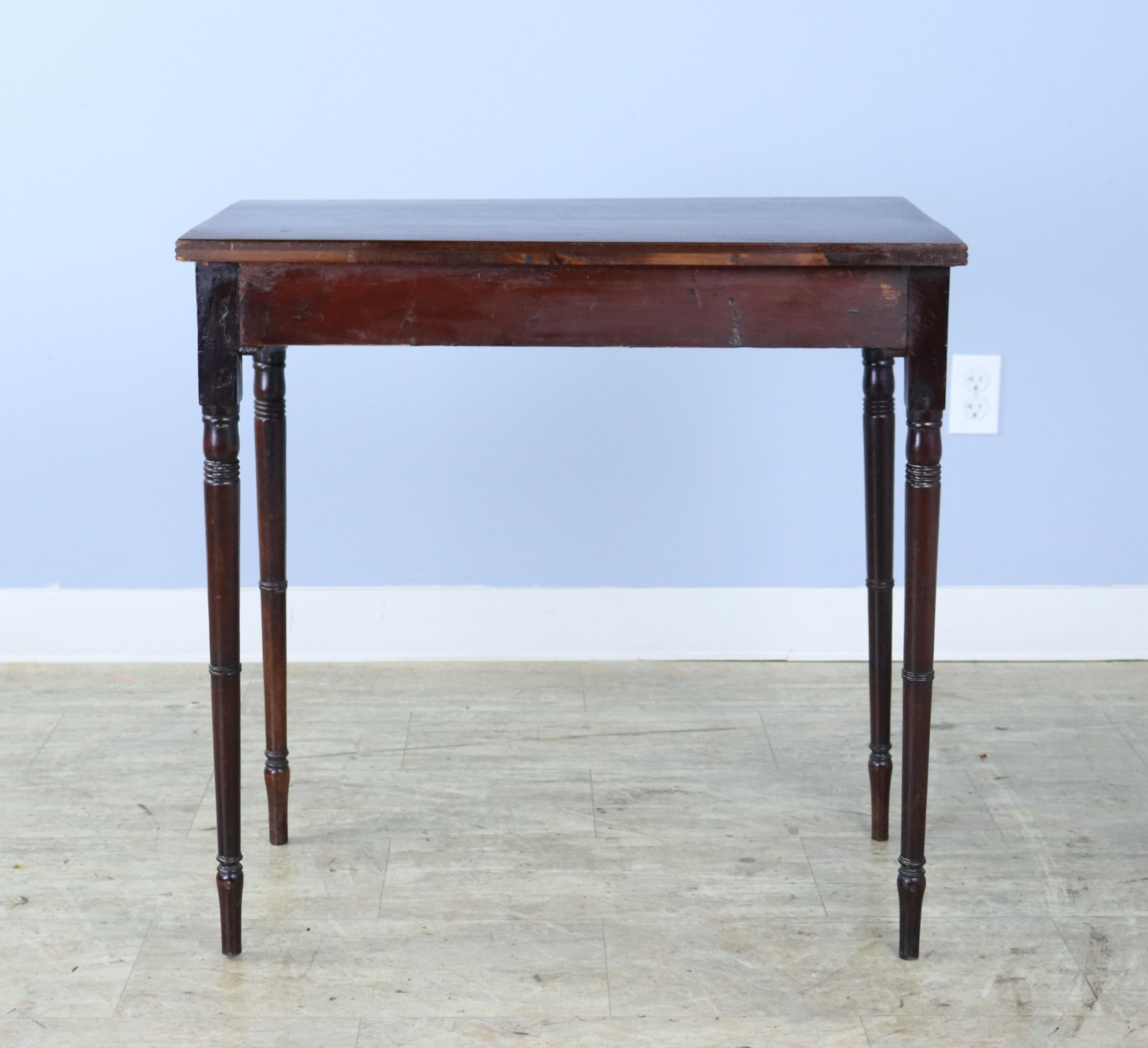Late Georgian Spider Leg Mahogany Side Table For Sale 4