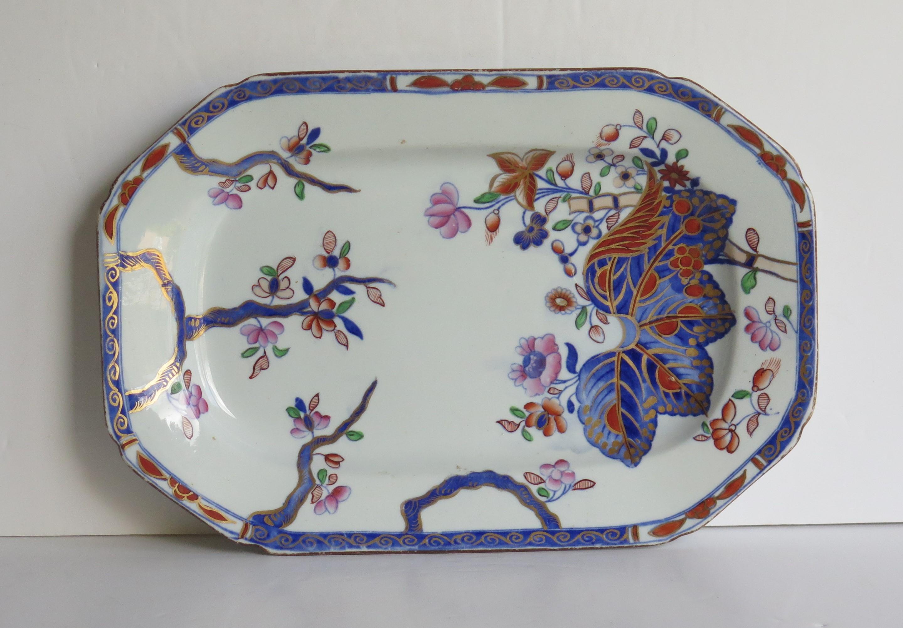 Late Georgian Spode Platter Ironstone Tobacco Leaf Pattern No. 2061, circa 1825 In Good Condition In Lincoln, Lincolnshire