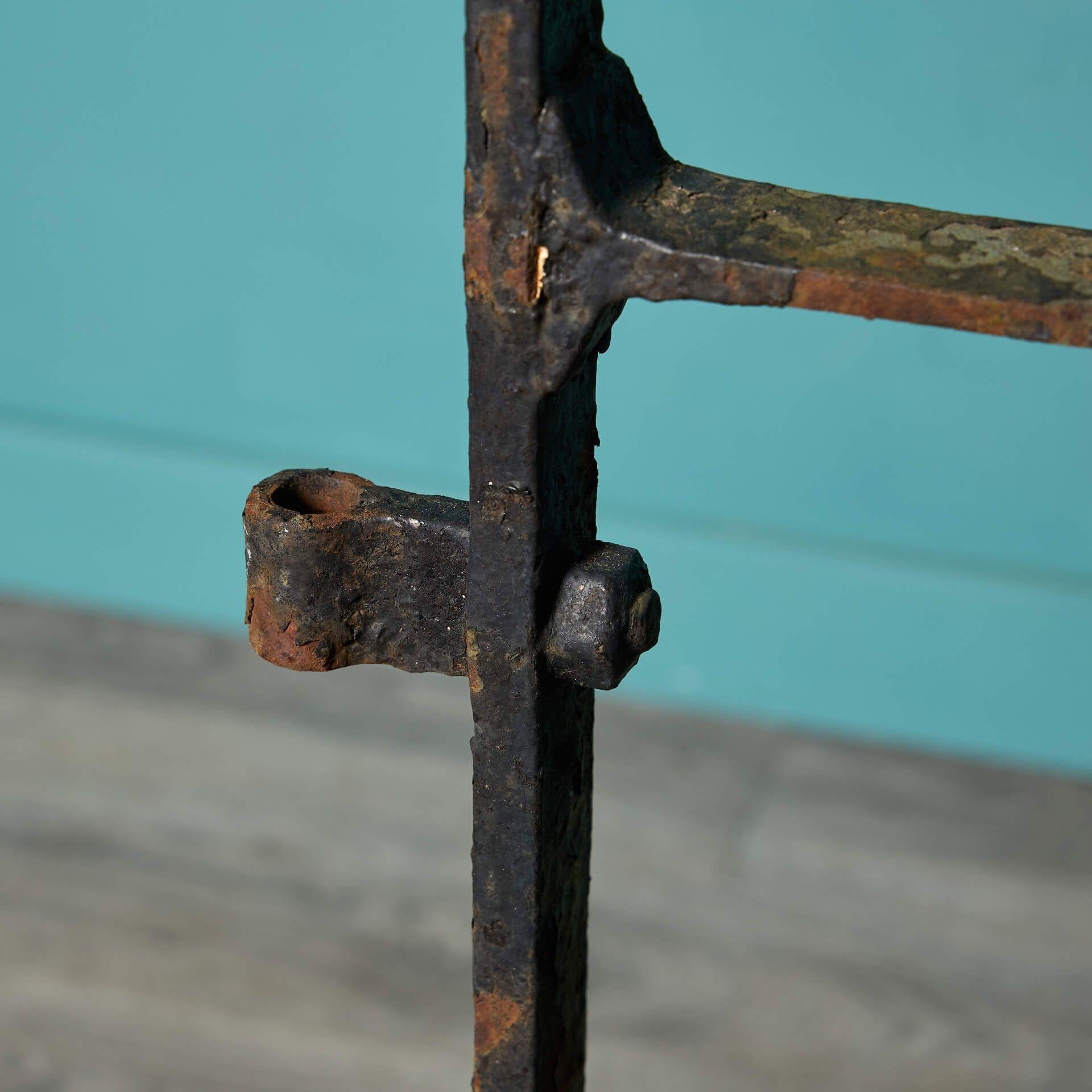 Late Georgian Wrought Iron Side Gate In Fair Condition In Wormelow, Herefordshire