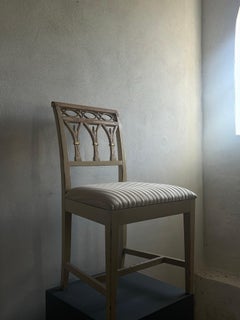Late Gustavian Chair with original paint, Sweden 1850’s.