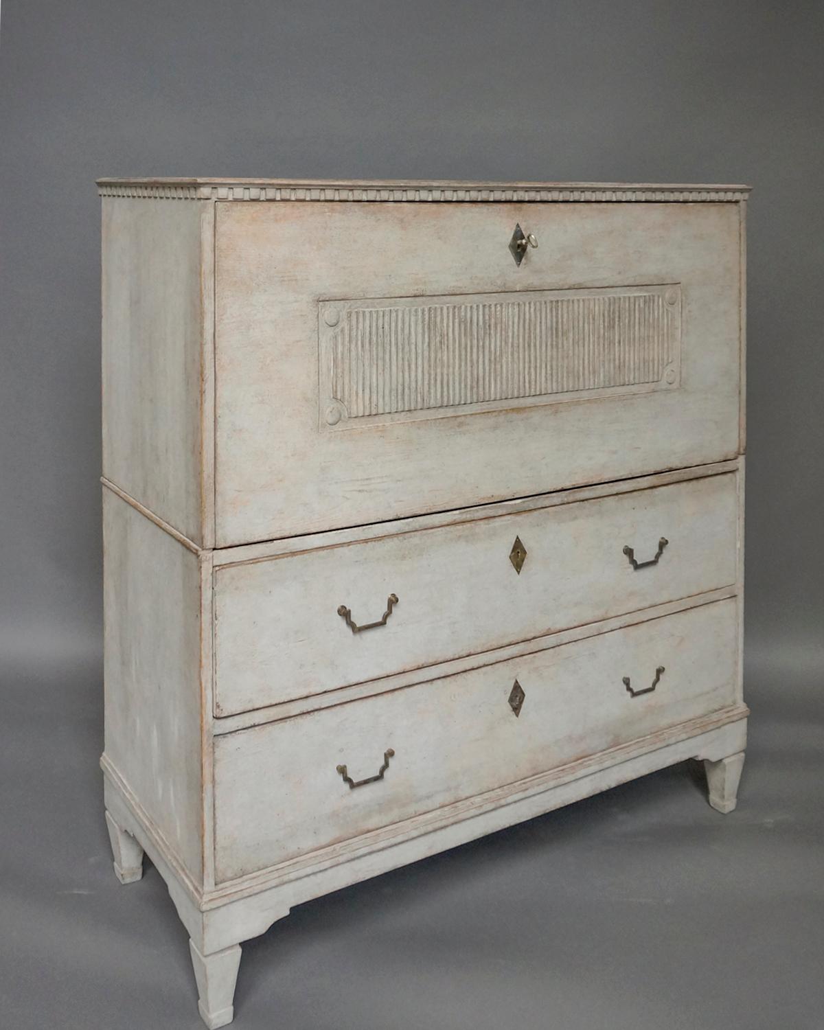 Late Gustavian Fall-Front Writing Desk 2