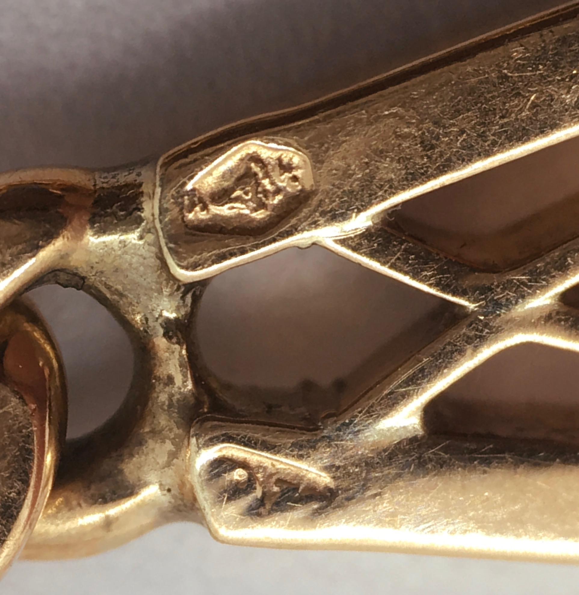 Austrian Fetter & Curb Pocket Watch Chain in Rose Gold, circa 1872-1922 6