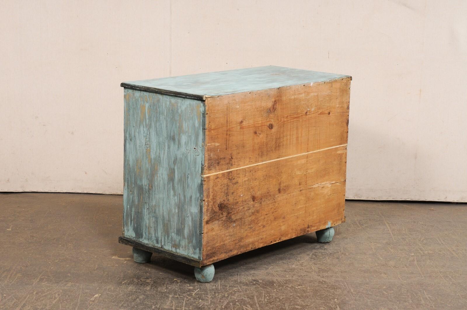 A.I.C. Commode française, couleur aqua clair en vente 2