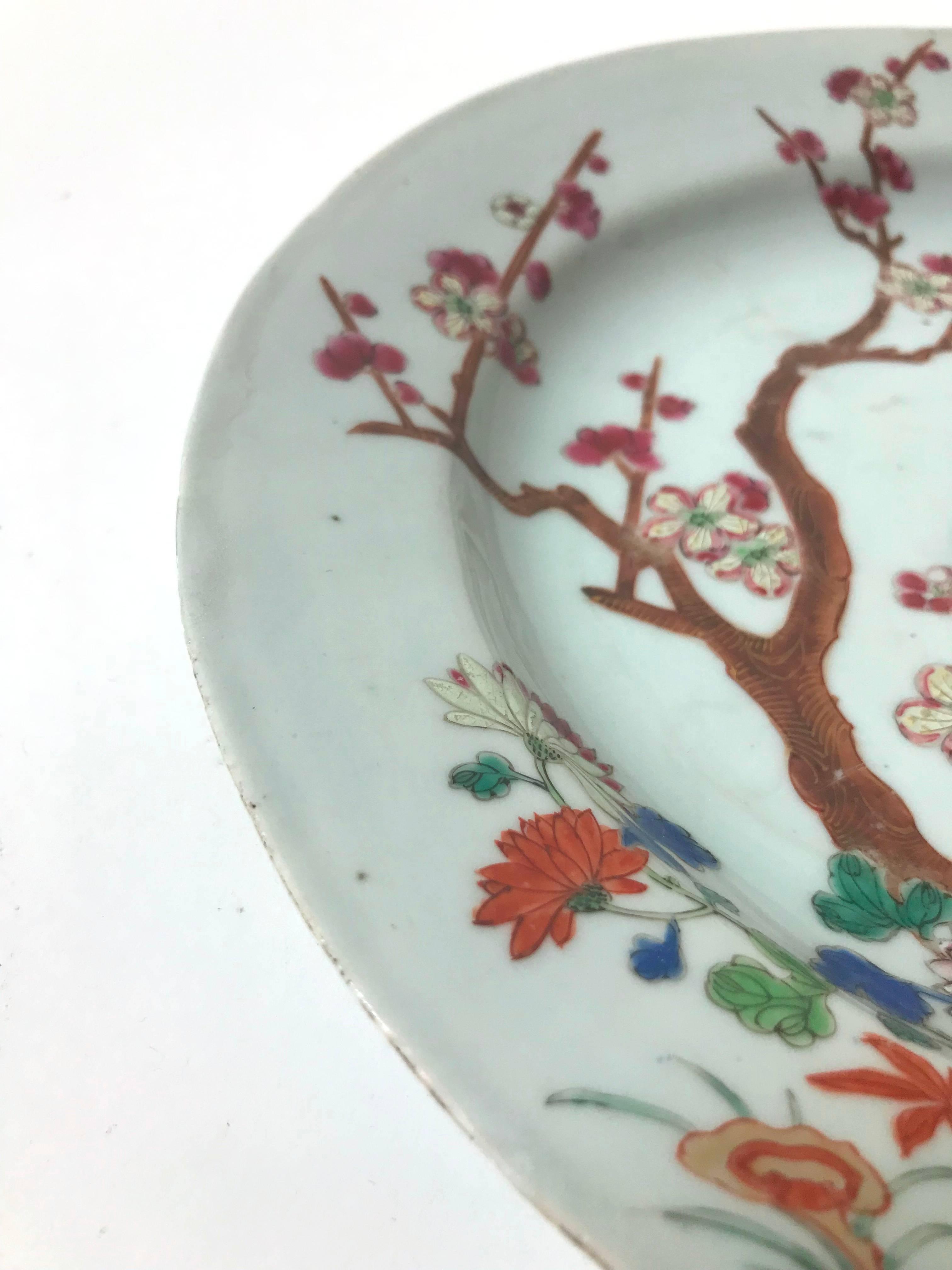 17th Century Late Kangxi Chinese Export Platter For Sale