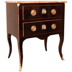 Late Louis XV Gilt Bronze-Mounted Ebonized Commode, circa 1760
