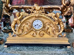 Reloj de chimenea Luis XV tardío, fechado en 1779