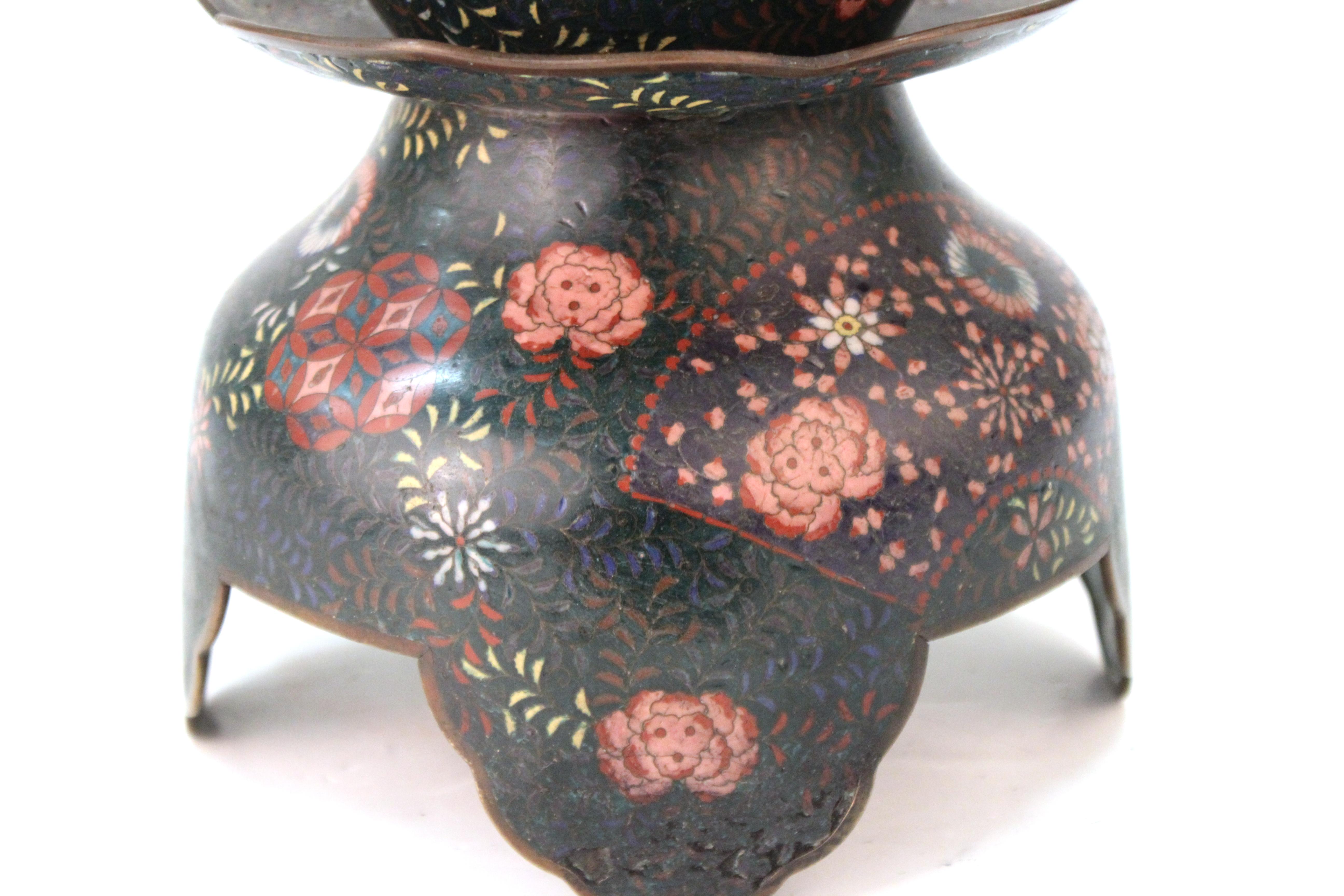 Late Meiji Period Cloisonné Vase 6