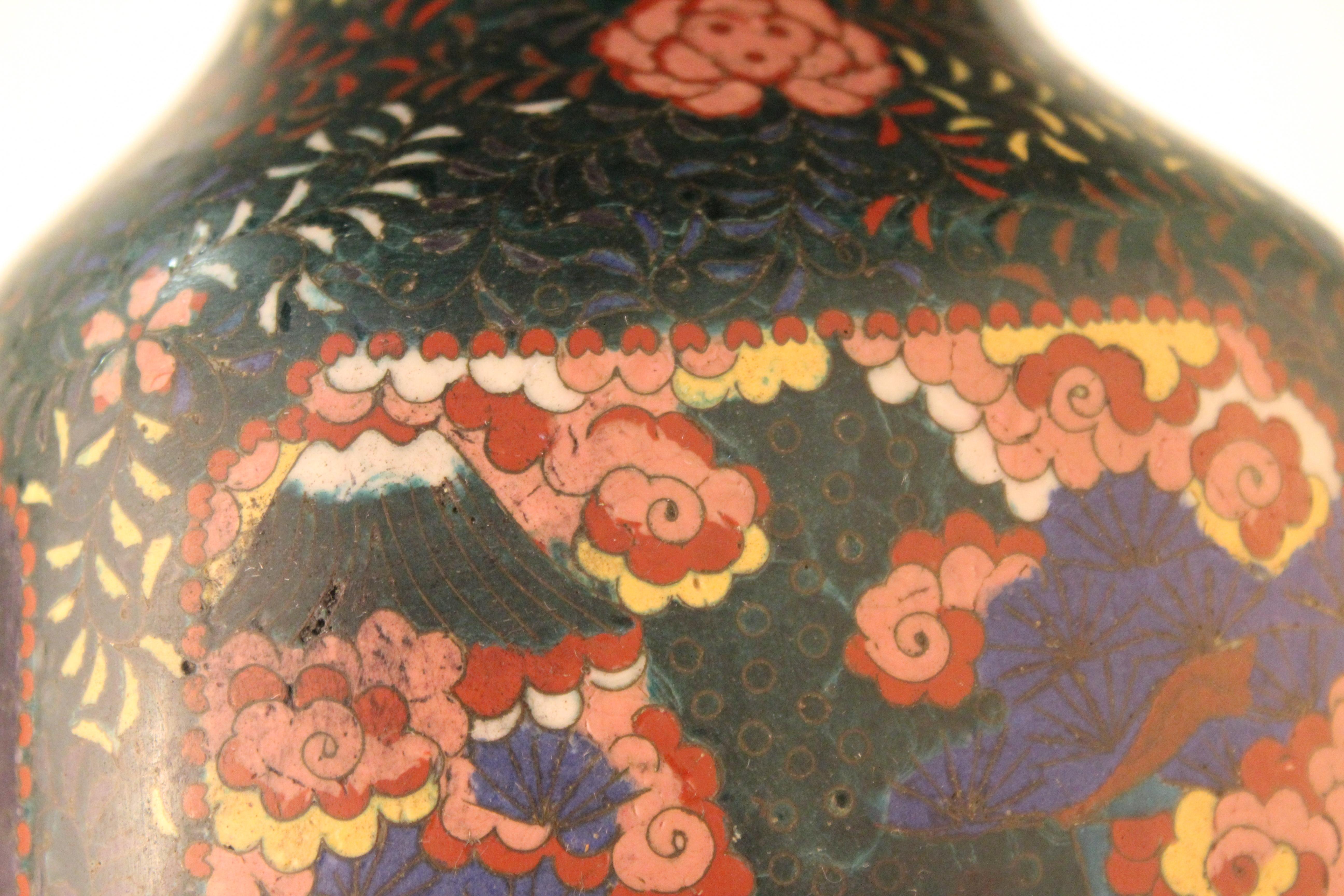 Late Meiji Period Cloisonné Vase For Sale 11