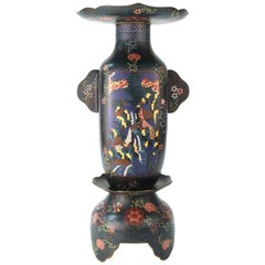 Cloisonné-Vase aus der späten Meiji-Periode