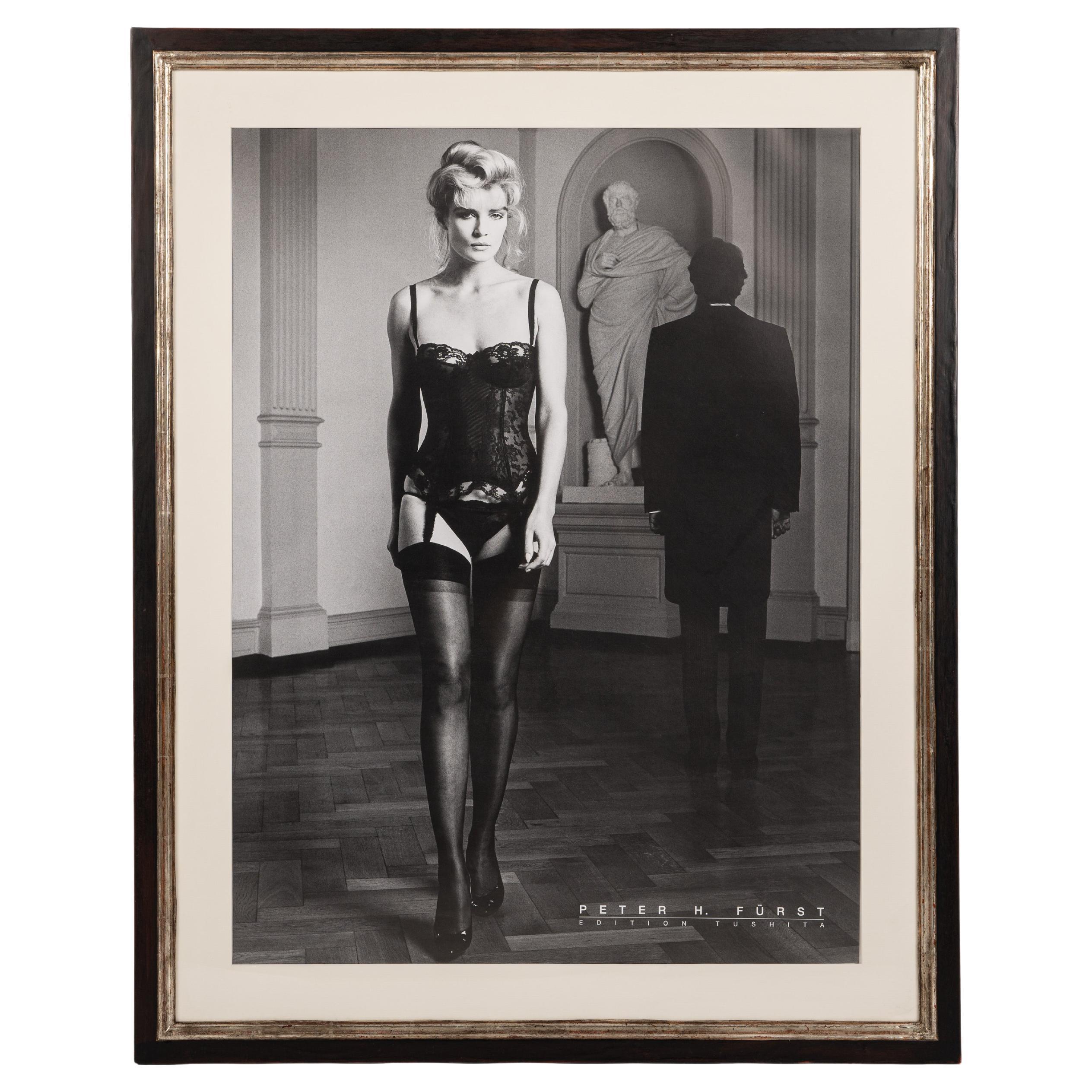 Late Mid-Century Fashion Photography by Peter H. Fürst, Professionally Framed