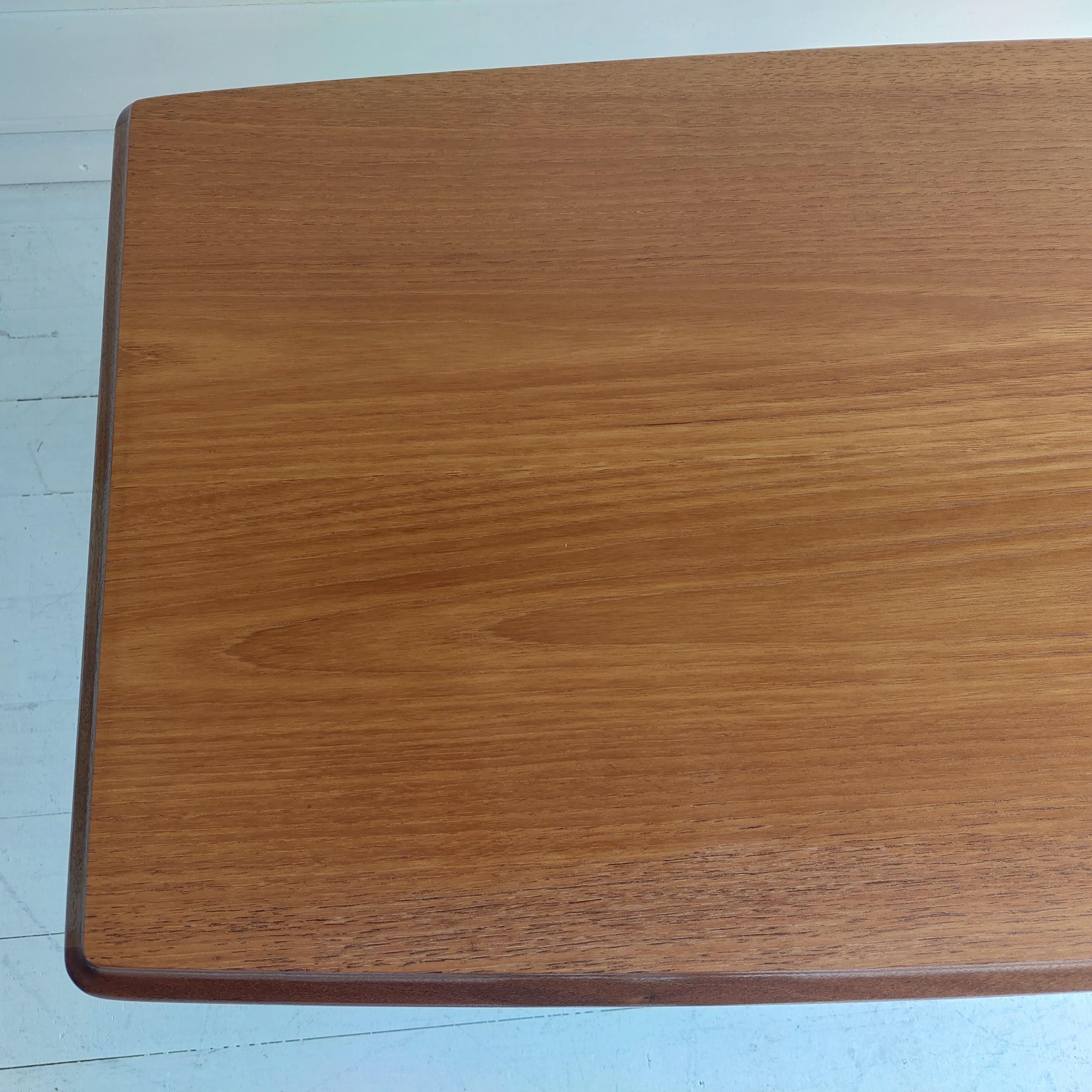 Late Mid Century Teak Coffee Table by Stucliffe Gplan Style, 80s For Sale 6