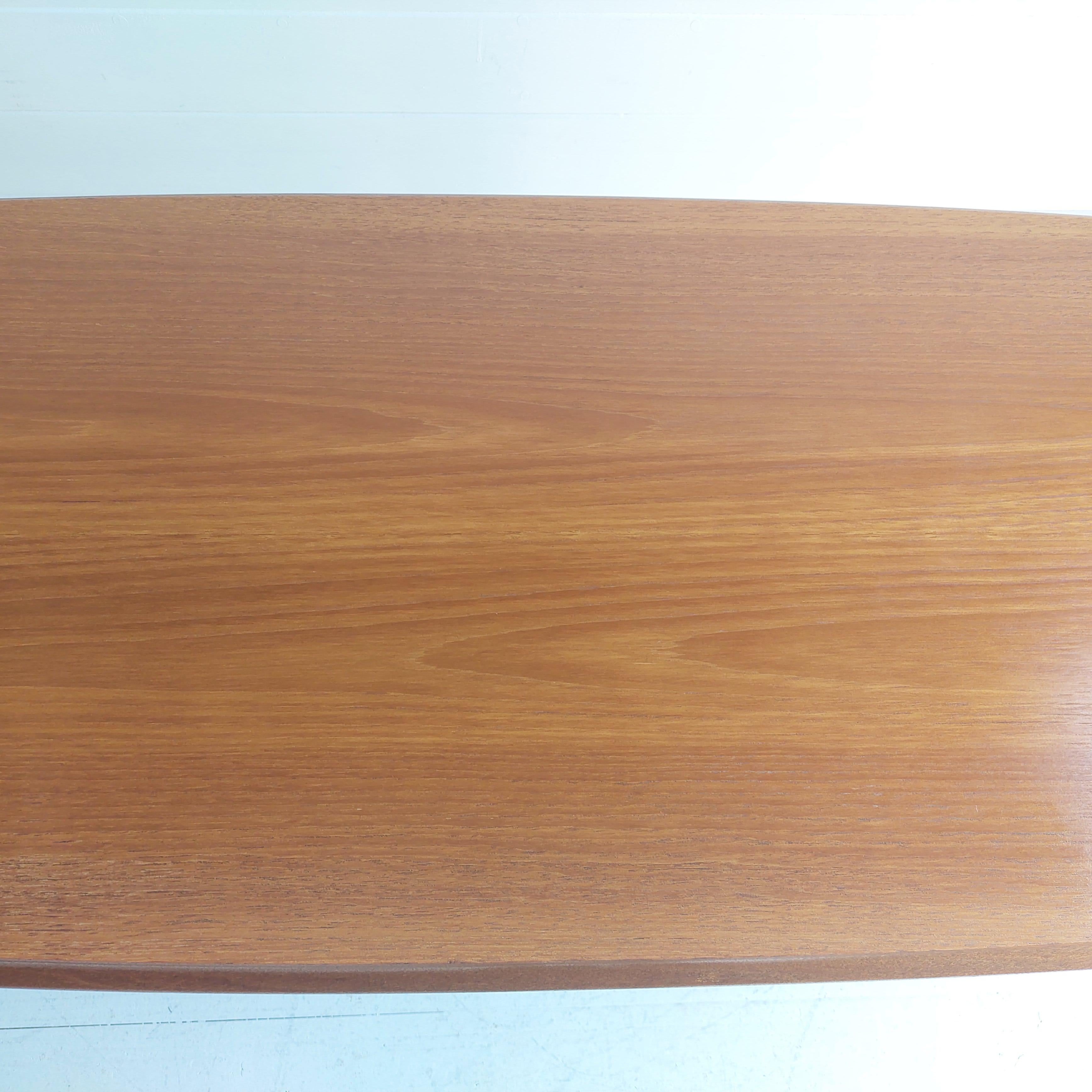 Late Mid Century Teak Coffee Table by Stucliffe Gplan Style, 80s For Sale 7