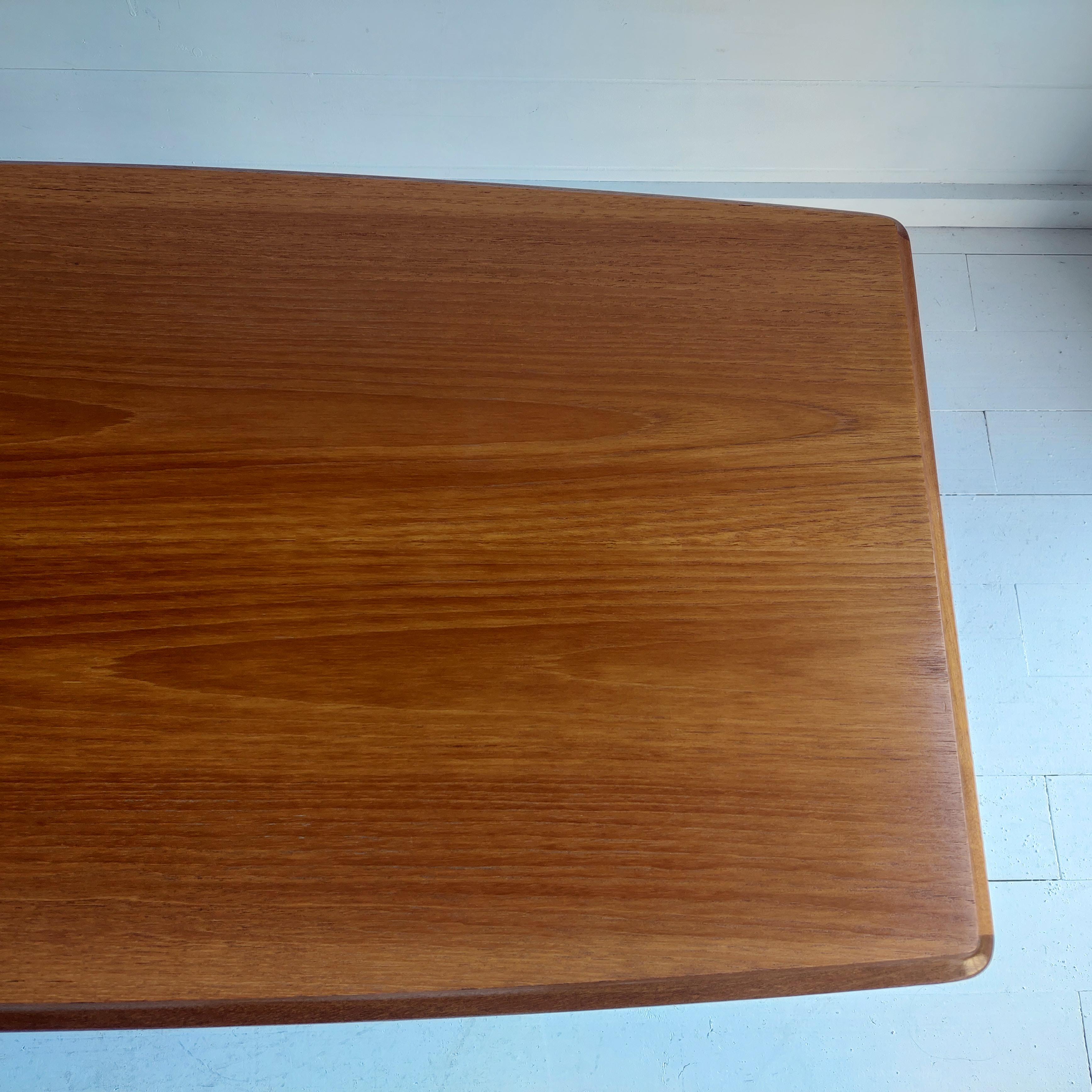 Late Mid Century Teak Coffee Table by Stucliffe Gplan Style, 80s For Sale 8