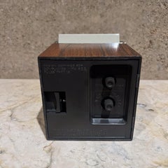 Late Midcentury Modern Realistic Weather Radio Cube
