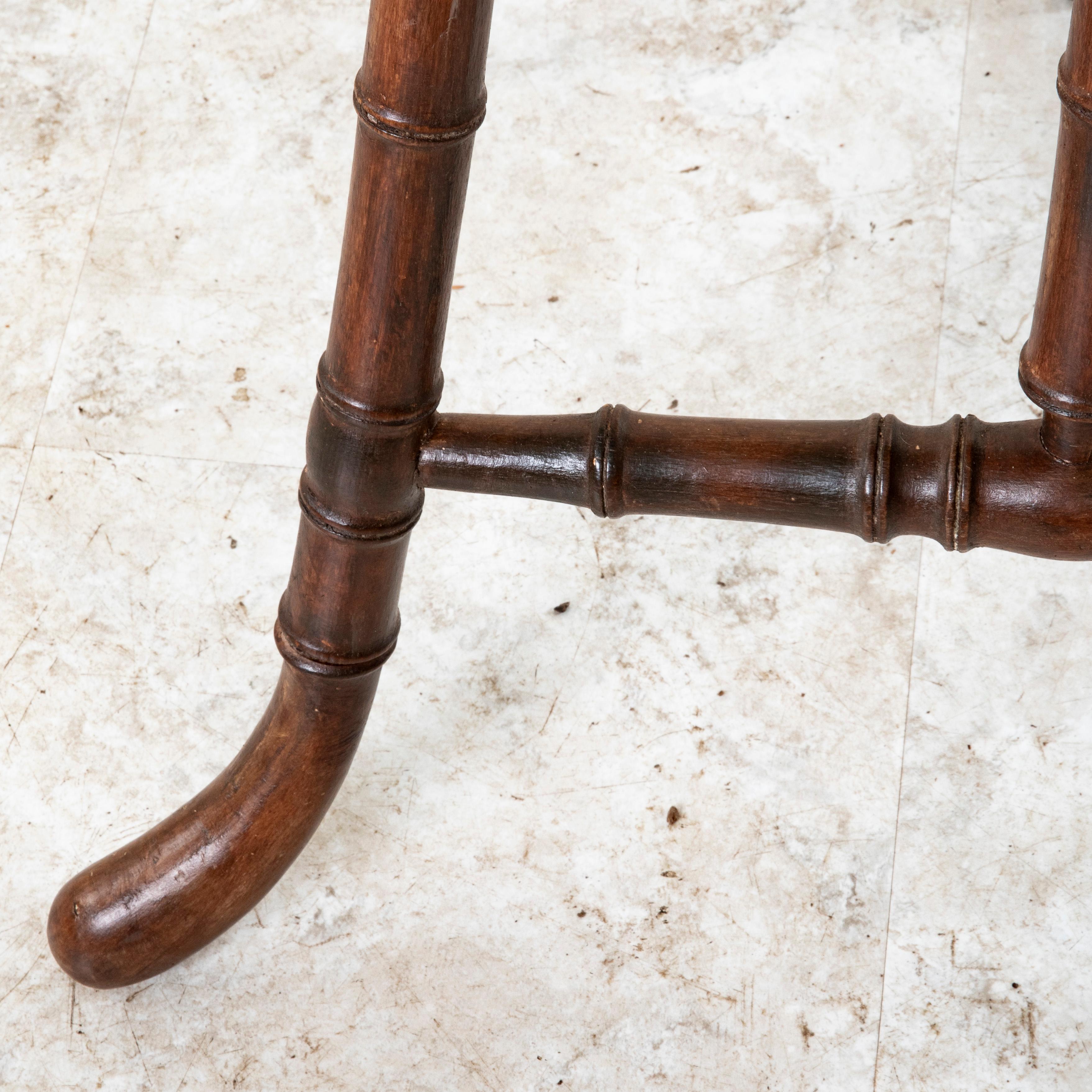 Late Nineteenth Century French Faux Bamboo Easel For Sale 9