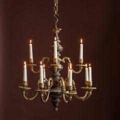 Late Nineteenth Century French Gilt-Bronze Chandelier