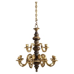 Late Nineteenth Century French Gilt-Bronze Chandelier