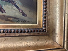 Late Nineteenth Early Twentieth Century painting on board by C. Wilson