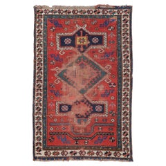 Late of 19th Century Antique Caucasian Fahrola Rug