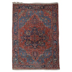 Late of 19th Century Antique Heriz Carpet
