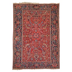 Late of 19th Century Antique Persian Heriz Carpet