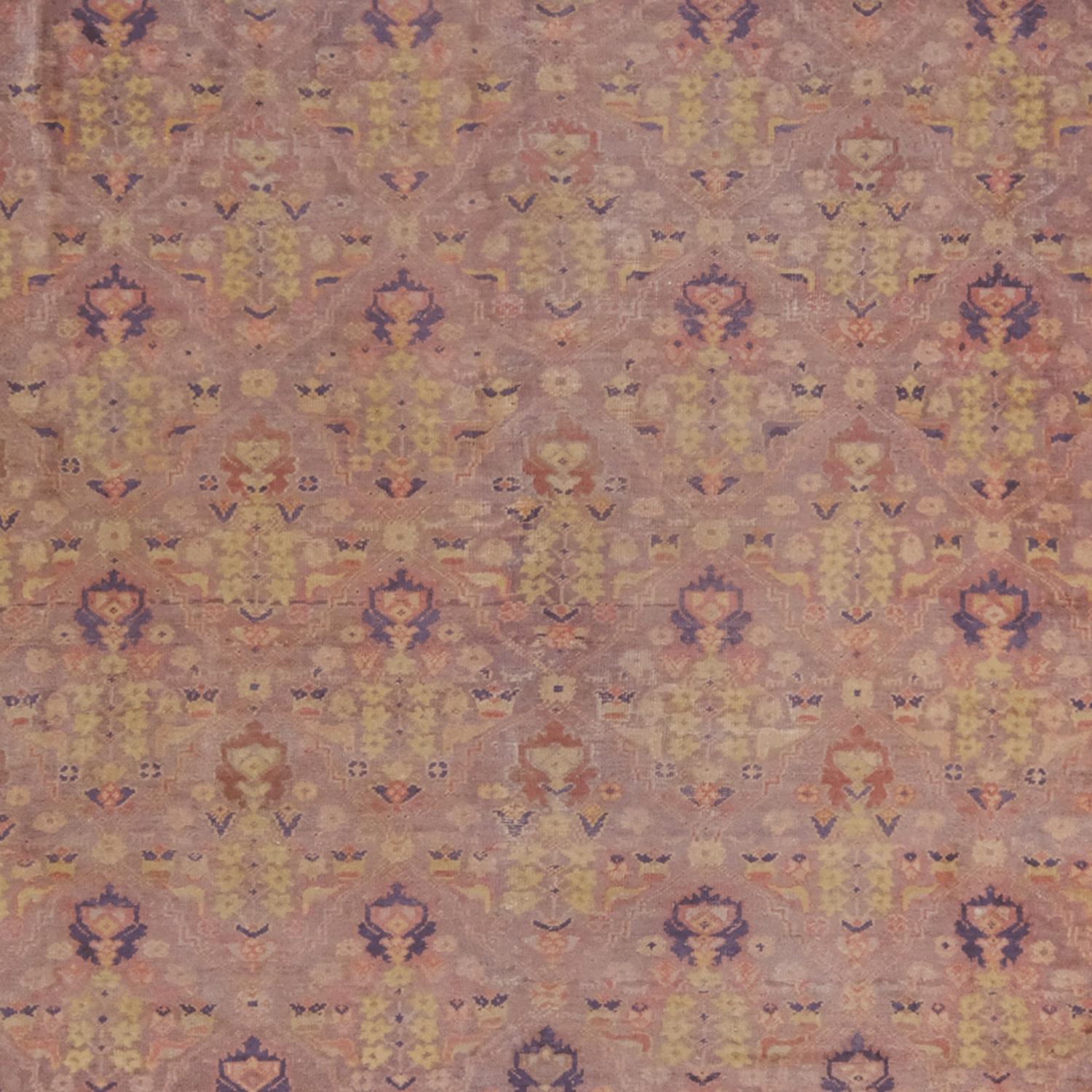 Perse Fin du 19e siècle Tapis persan ancien Mahal en vente