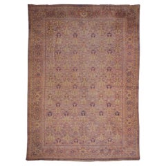 Fin du 19e siècle Tapis persan ancien Mahal