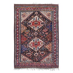 Fin du 19ème siècle Tapis ancien Qashqai - Tapis ancien en laine