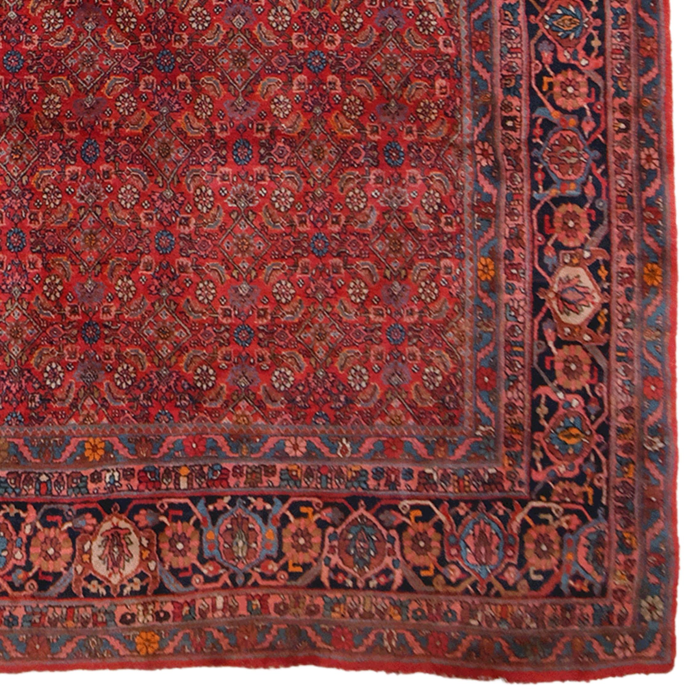 Tappeto Bidjar della fine del XIX secolo In condizioni buone in vendita a Sultanahmet, 34