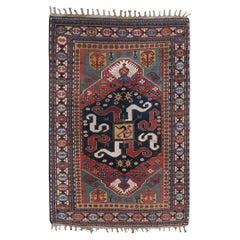 Late of 19th Century Cloud-Band Kazak Rug