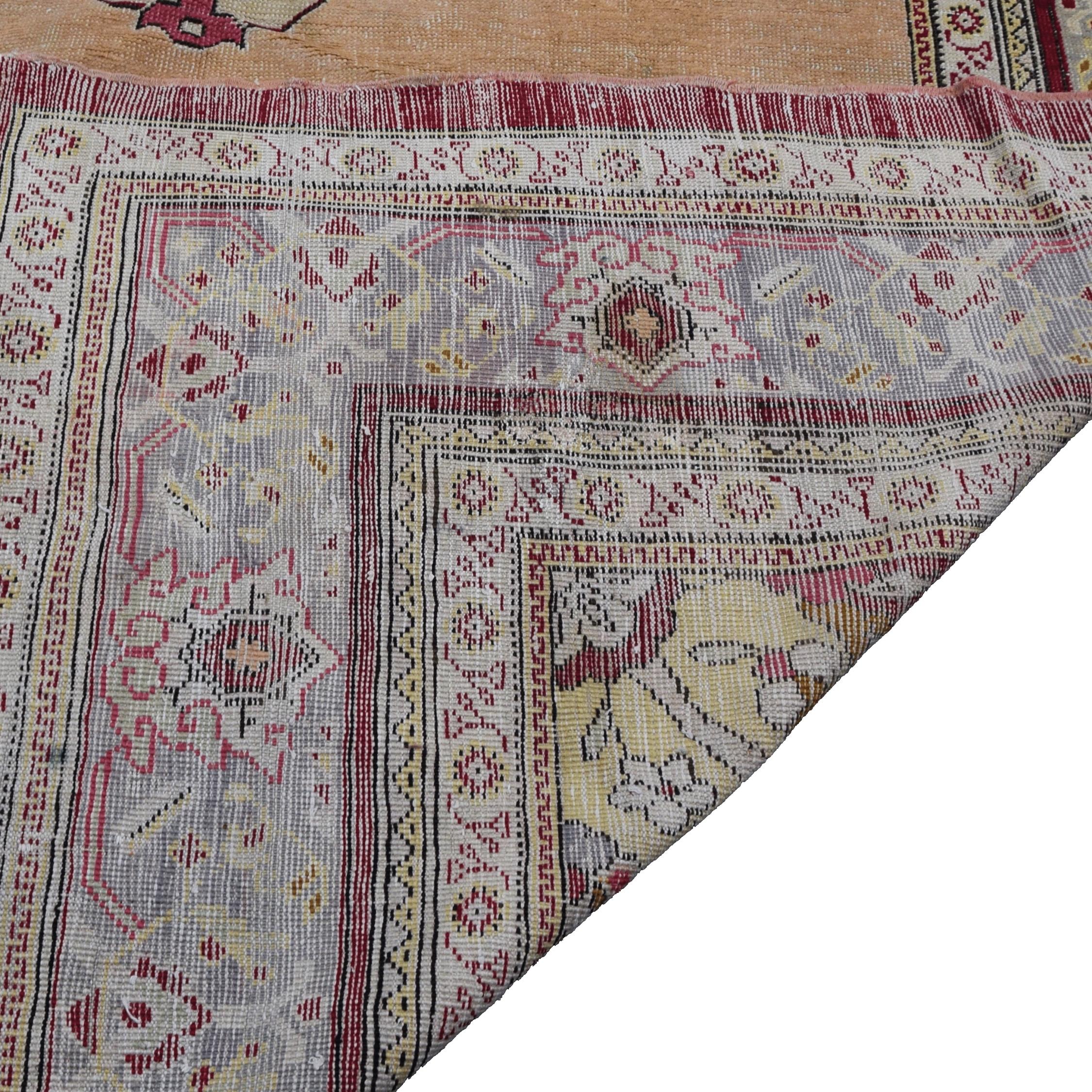 Feshane-Teppich aus dem späten 19. Jahrhundert – antiker türkischer Teppich, Wollteppich im Angebot 1