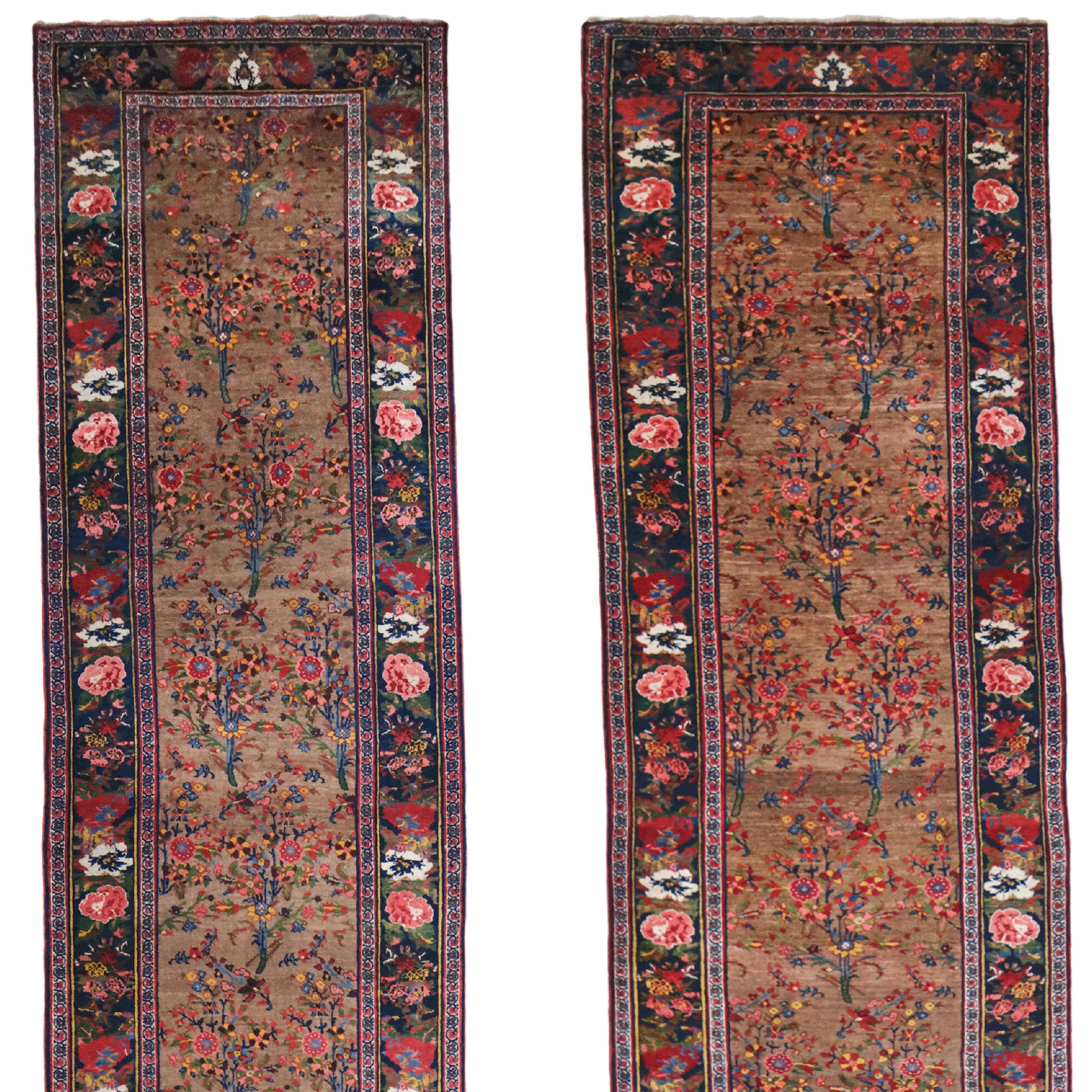 Coppia di runner Bidjar della fine del XIX secolo - Runner antico In condizioni buone in vendita a Sultanahmet, 34