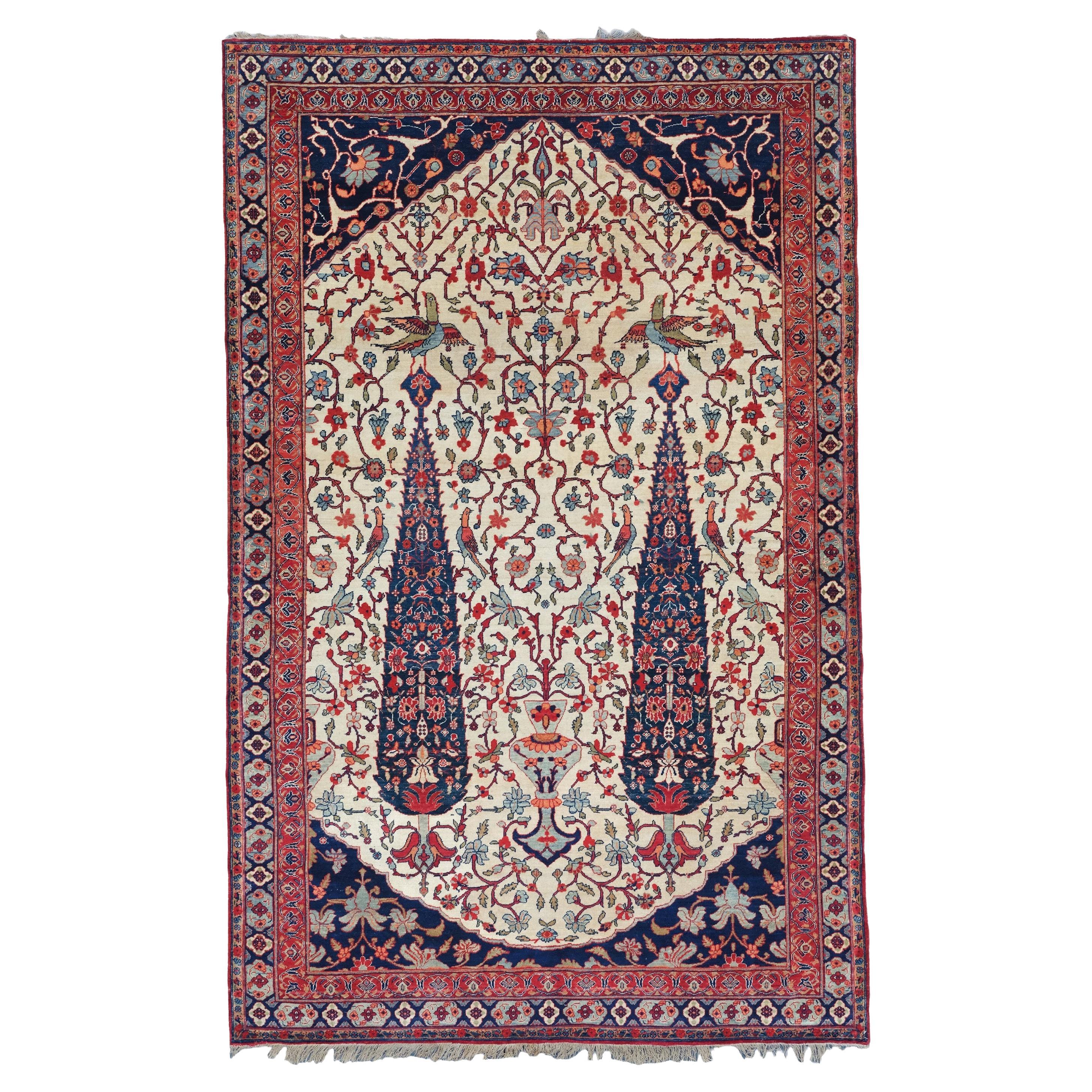 Late Of 19th Century Persian Kirman Rug