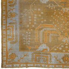 Late of 19th Century Ushak Carpet