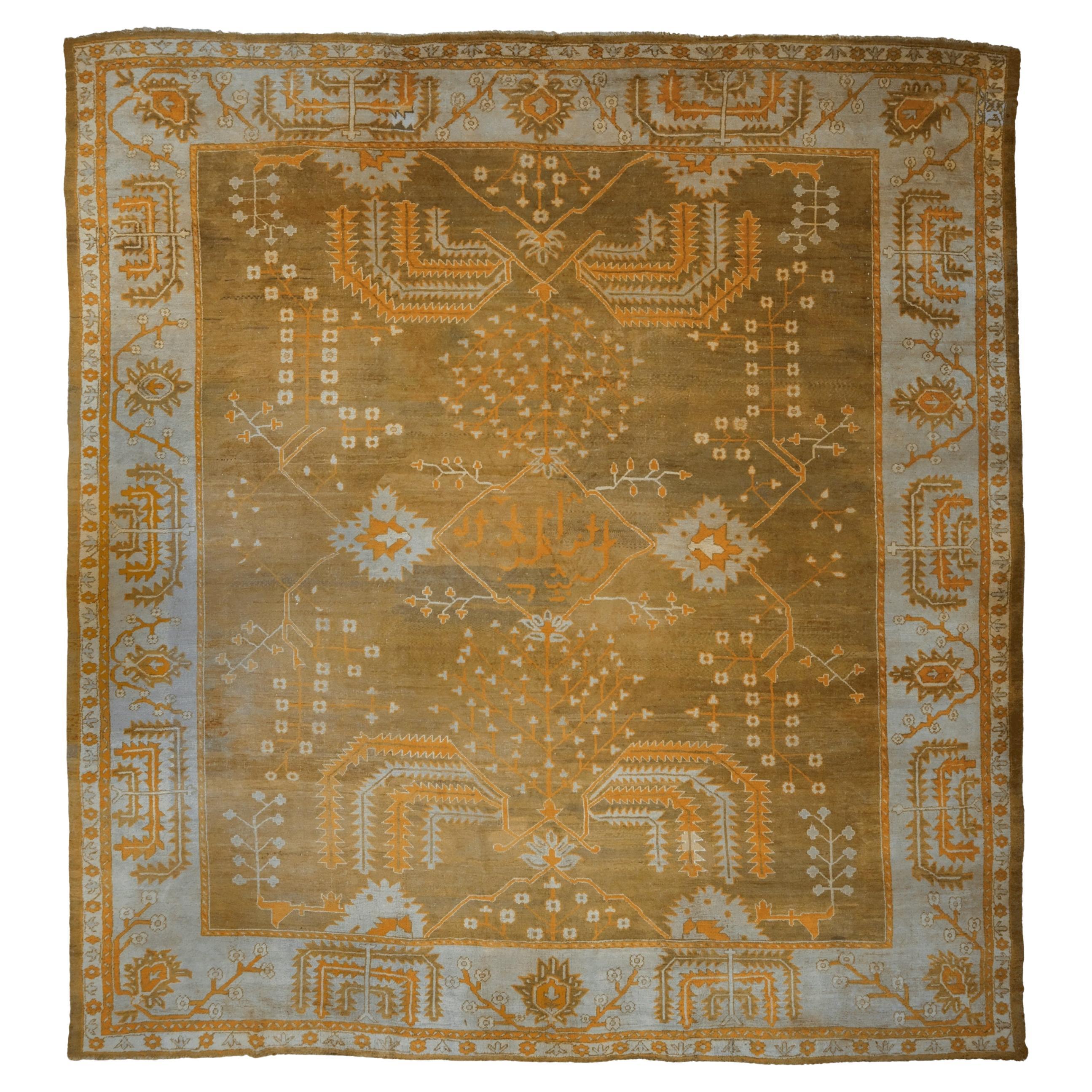 Late of 19th Century Ushak Carpet