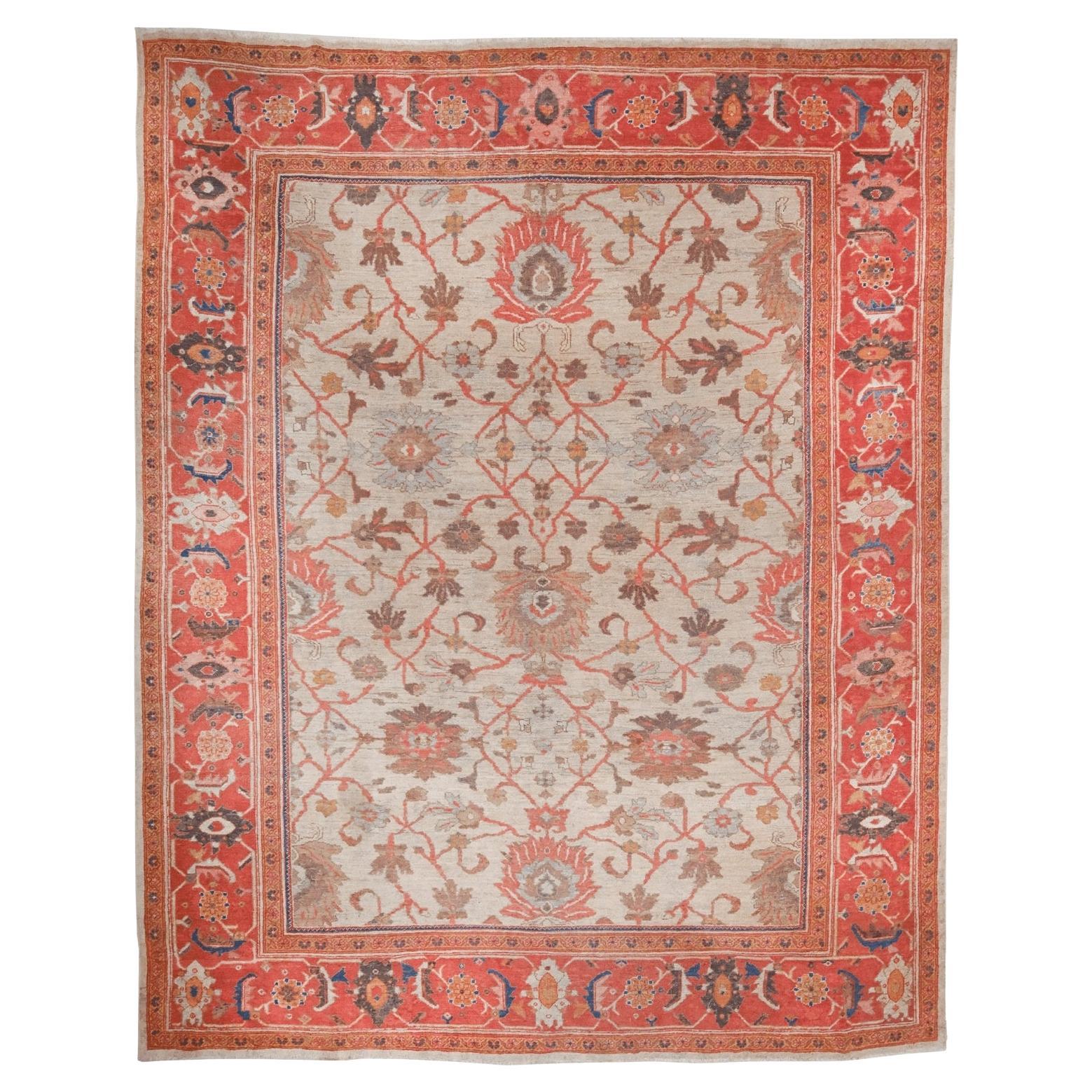 Late of 19th Century Ziegler Carpet For Sale