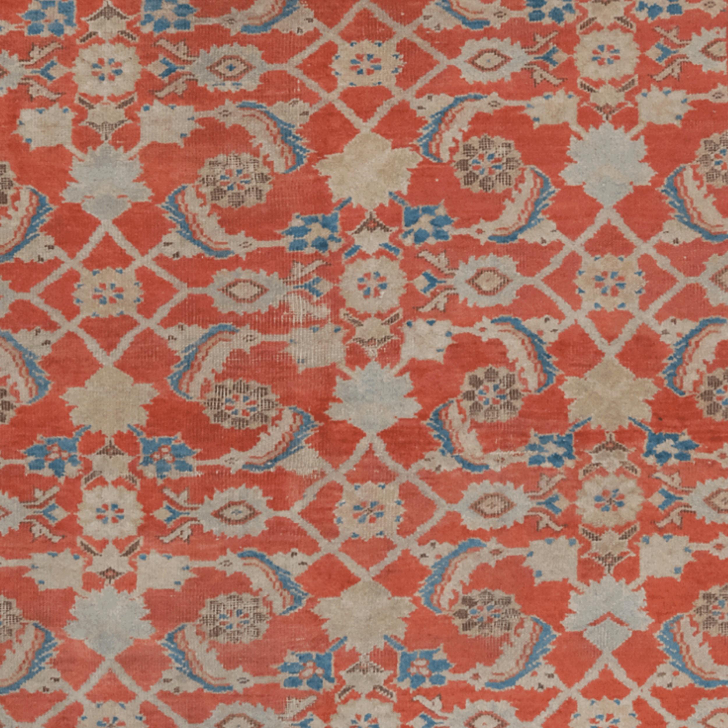 Persian Late of 19th Century Ziegler Rug For Sale