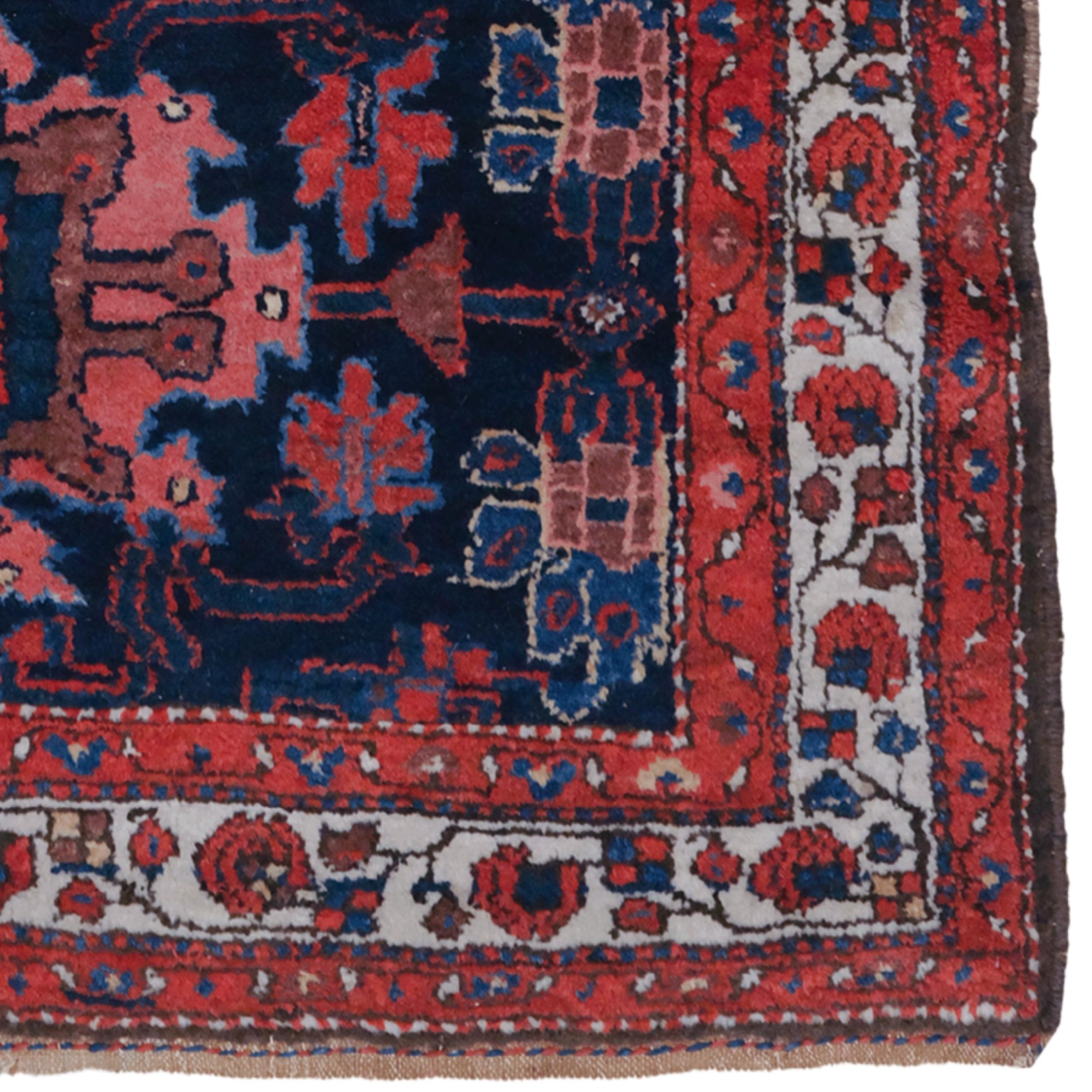 Antiker Bidjar-Teppich aus dem späten 19. Jahrhundert (Handgewebt) im Angebot