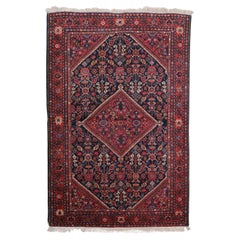 Late of the 19th Century Antique Mahal Carpet